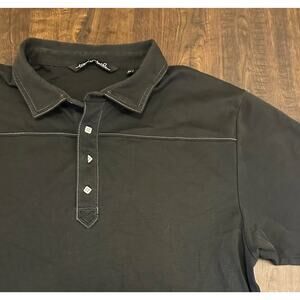 Travis Mathew Black Golf Polo Size XL